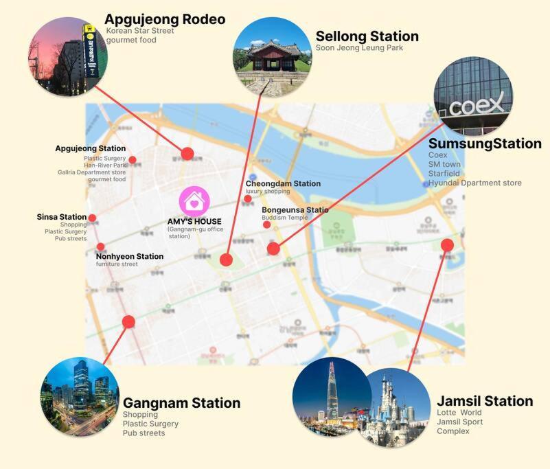Apartment Modern Luxury In Gangnam With Cityview&wine